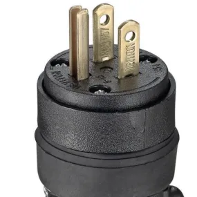 🔌 Professional Extension Cord Repair Rubber Plug Male | 💧 Waterproof Electrical Connector