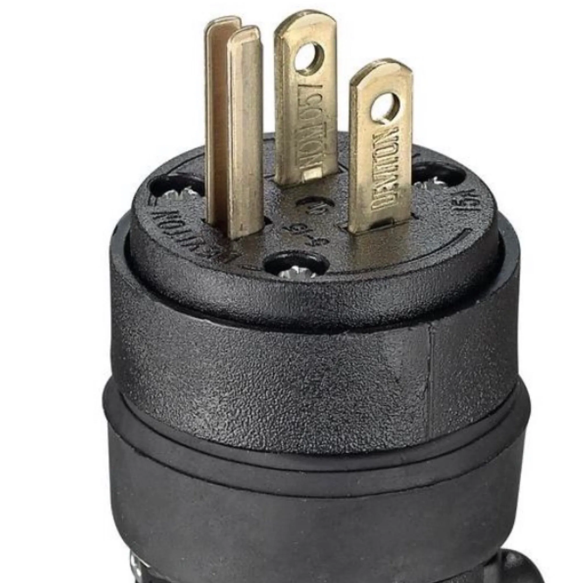 🔌 Professional Extension Cord Repair Rubber Plug Male | 💧 Waterproof Electrical Connector