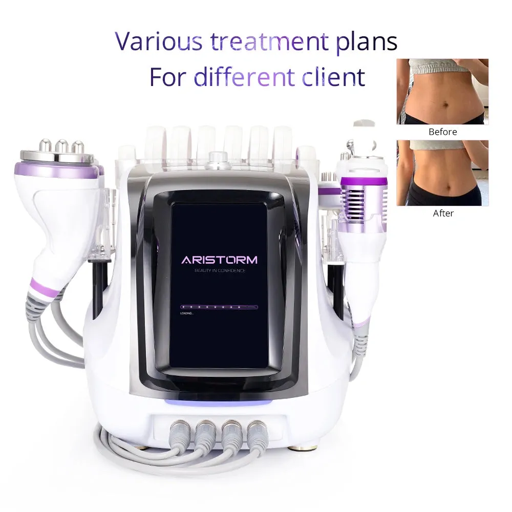 10In1 Ultrasonic Cavitation Slimming Radio Frequency Vacuum Photon Bio Microcurrent LipoLaser Shaping Machine