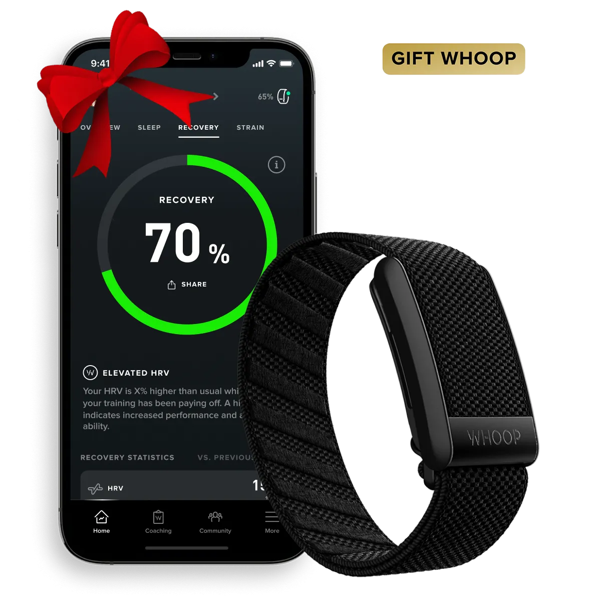 12 Month WHOOP Gift Membership with Device
