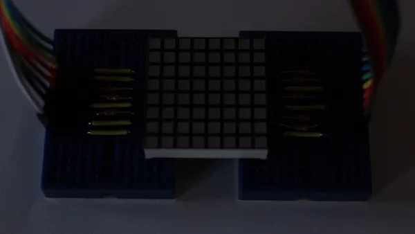 1.2" 8x8 square LED matrix