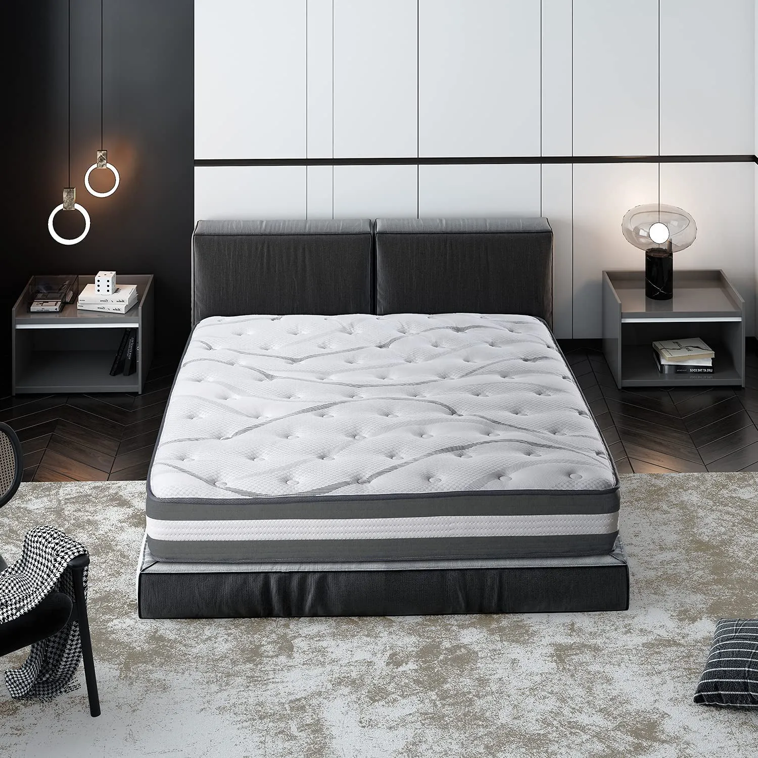 12" Hybrid Pocket Spring Mattress