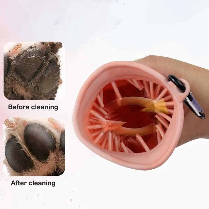 2 In 1 Portable Dog Paw Cleaner Cup