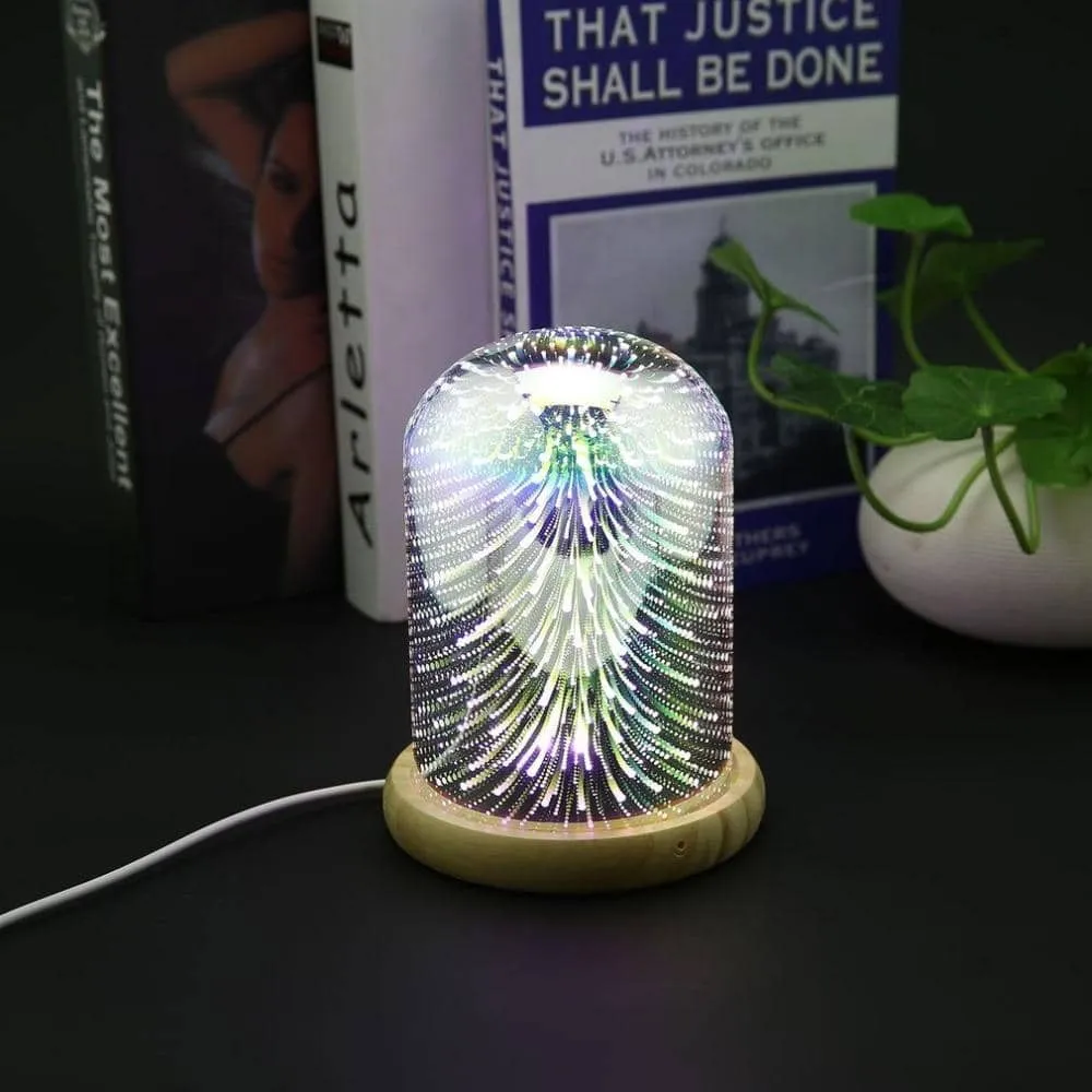 3D Glass Covered LED Lamp