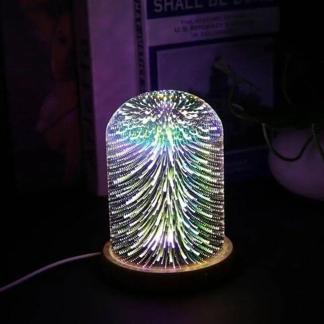 3D Glass Covered LED Lamp