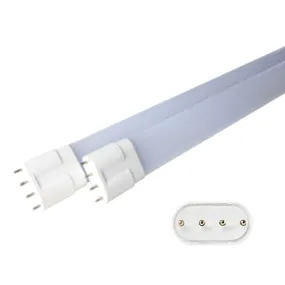 4 Pin PLL LED Bulb, 15 Watt, 1600 Lumens, 4000K, Omnidirectional, Replaces 36W CFL, 2G11 Base, Type B Ballast Bypass