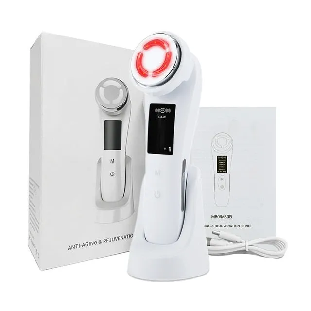 7 in 1 Face Lift Devices RF Microcurrent Skin Rejuvenation Facial Massager