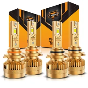 🆕9005 9006 LED Headlight Bulbs S3 Pro Series Dual Decoder CAN-BUS Error Free 12V 120W 24000LM 6500K Cool White |4 Bulbs 🆕9005 9006 LED Headlight Bulbs S3 Pro Series Dual Decoder CAN-BUS Error Free 12V 120W 24000LM 6500K Cool White |4 Bulbs
