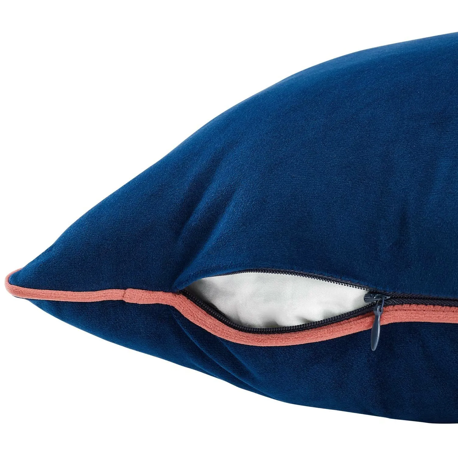 Accentuate 18" Lumbar Performance Velvet Throw Pillow
