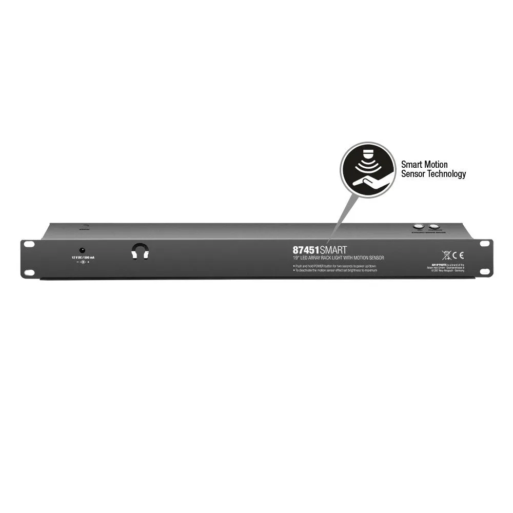 Adam Hall AH-87451SMART 19" Led Sensor Rack Light - 1U