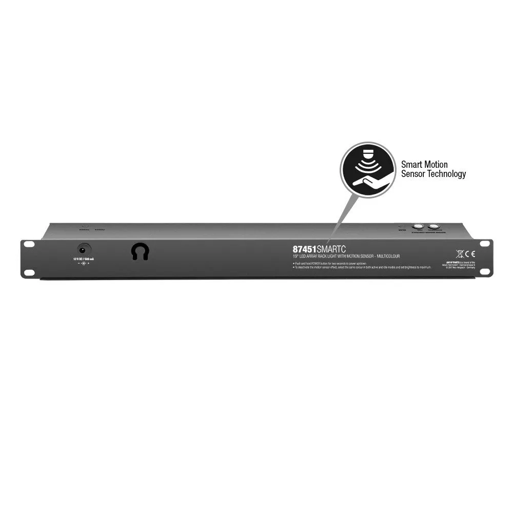 Adam Hall AH-87451SMARTC 19" Led Sensor Rack Light - 1U Multicolour