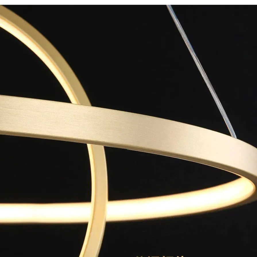 All-copper Creative Lamps Simple Chandelier Luxury Modern Restaurant Nordic Style Minimalist Online Celebrity Lighting