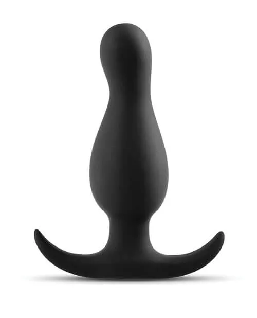 Anal Adventures Platinum Curve Plug Black by Blush Novelties
