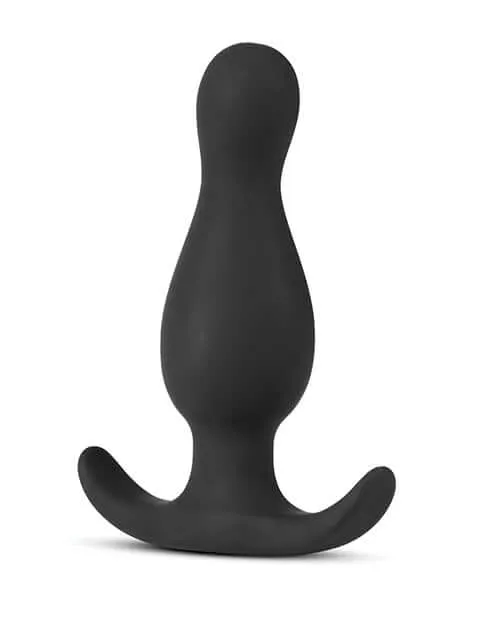 Anal Adventures Platinum Curve Plug Black by Blush Novelties