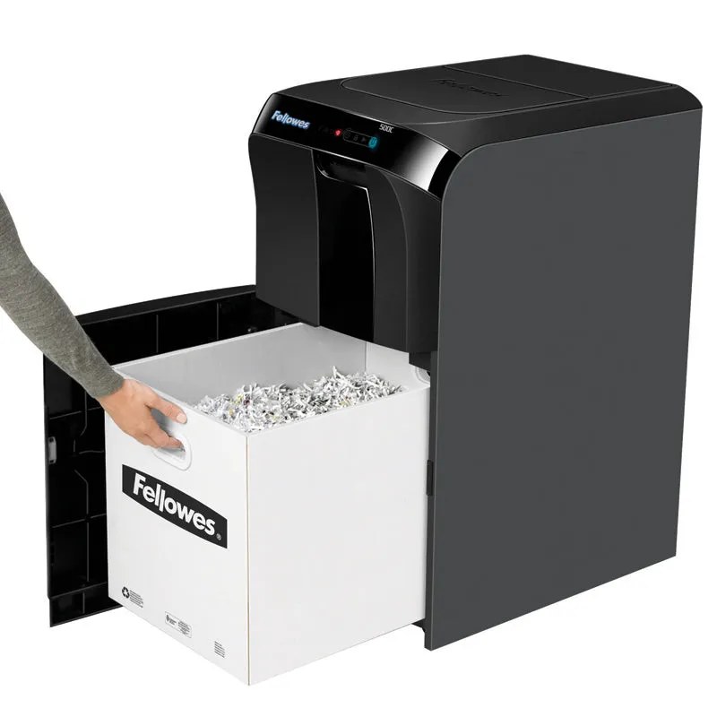 Automax 500c Auto Feed Continuous-Duty Cross-Cut Shredder, 500 Sheet Capacity