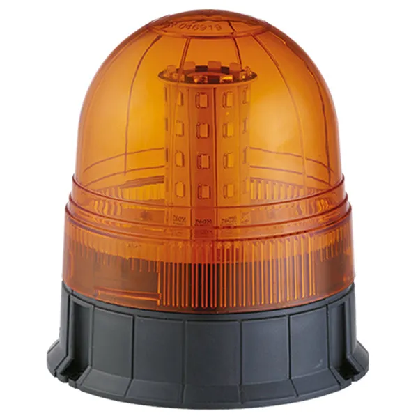Beacon LED R10 12/24 volt Amber Three Bolt Fixing Pk1
