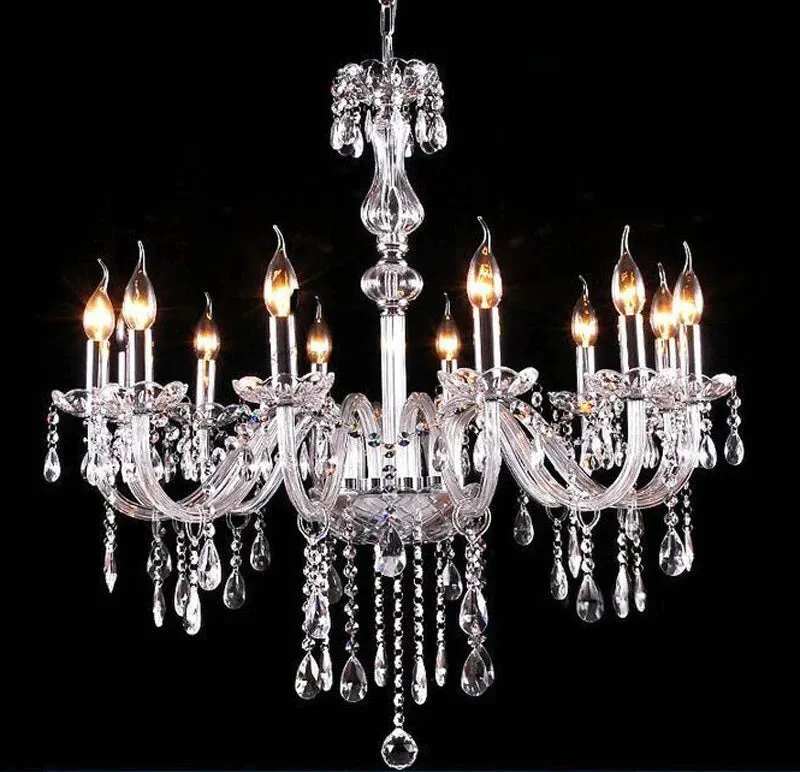 Bedroom Living Room Lamp Hotel European-style Crystal Lamp Restaurant Chandelier Creative Lamps