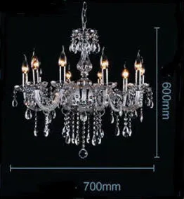 Bedroom Living Room Lamp Hotel European-style Crystal Lamp Restaurant Chandelier Creative Lamps