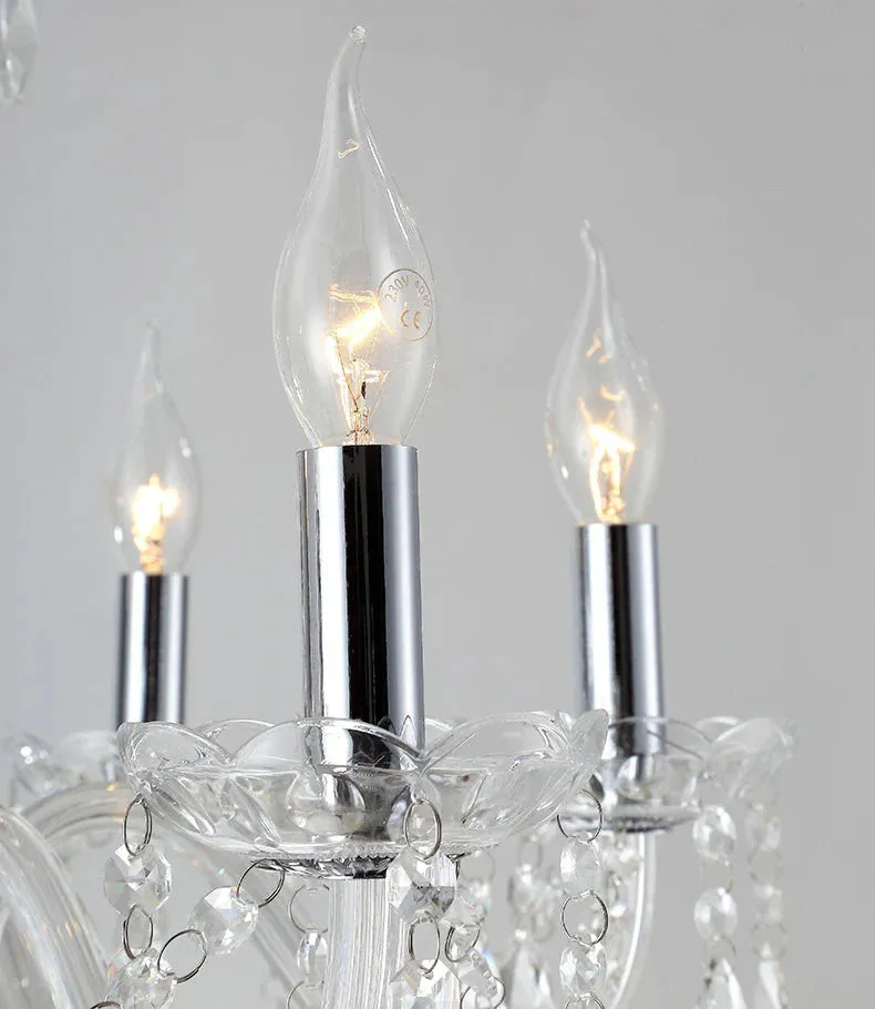 Bedroom Living Room Lamp Hotel European-style Crystal Lamp Restaurant Chandelier Creative Lamps