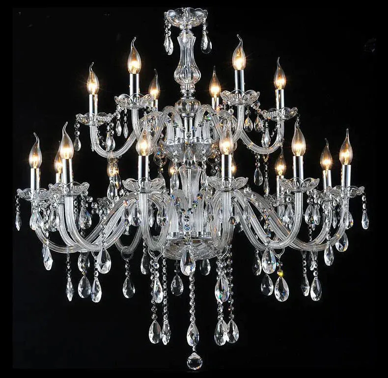 Bedroom Living Room Lamp Hotel European-style Crystal Lamp Restaurant Chandelier Creative Lamps
