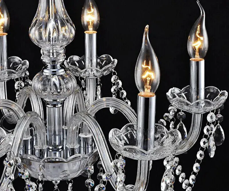 Bedroom Living Room Lamp Hotel European-style Crystal Lamp Restaurant Chandelier Creative Lamps