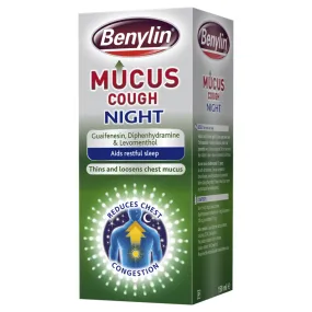 Benylin Mucus Cough Night 150ml (P) (N)