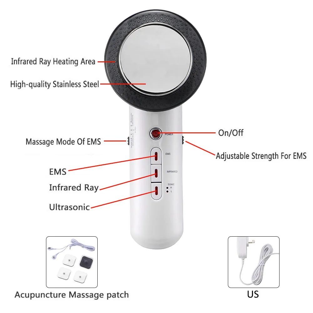 Body Face Lift Ultrasound Slimming Massager