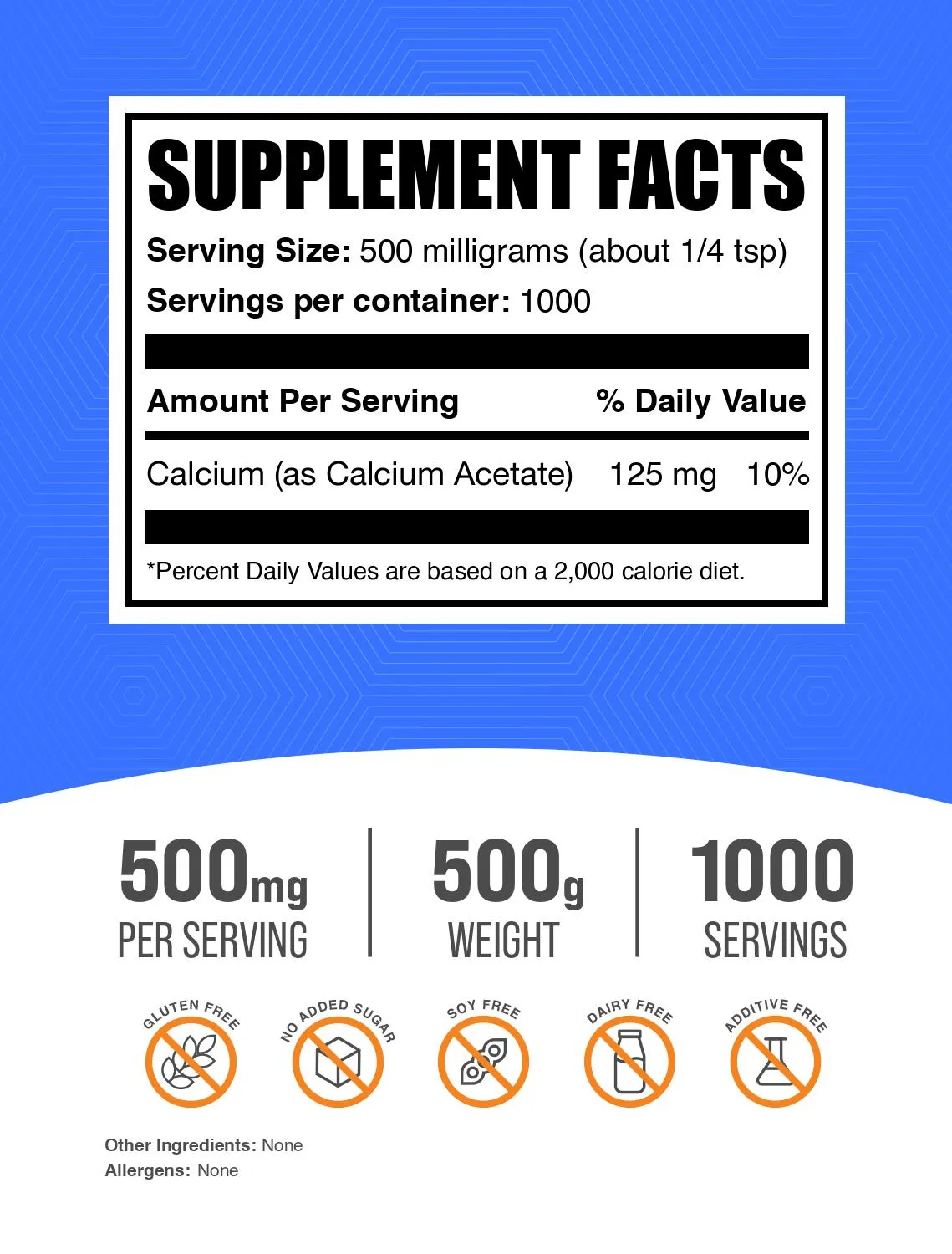 Calcium Acetate Powder