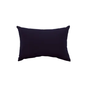 CANVAS NAVY LUMBAR PILLOW