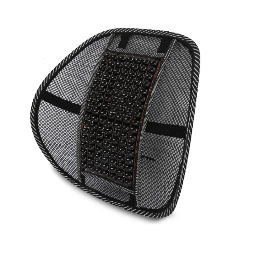 Car home dual-use breathable lumbar wooden beads lumbar car