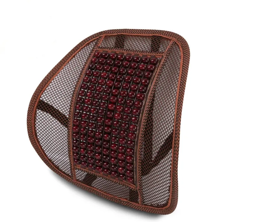 Car home dual-use breathable lumbar wooden beads lumbar car