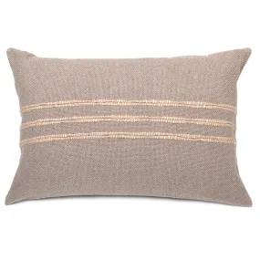 Caral Taupe Lumbar Pillow