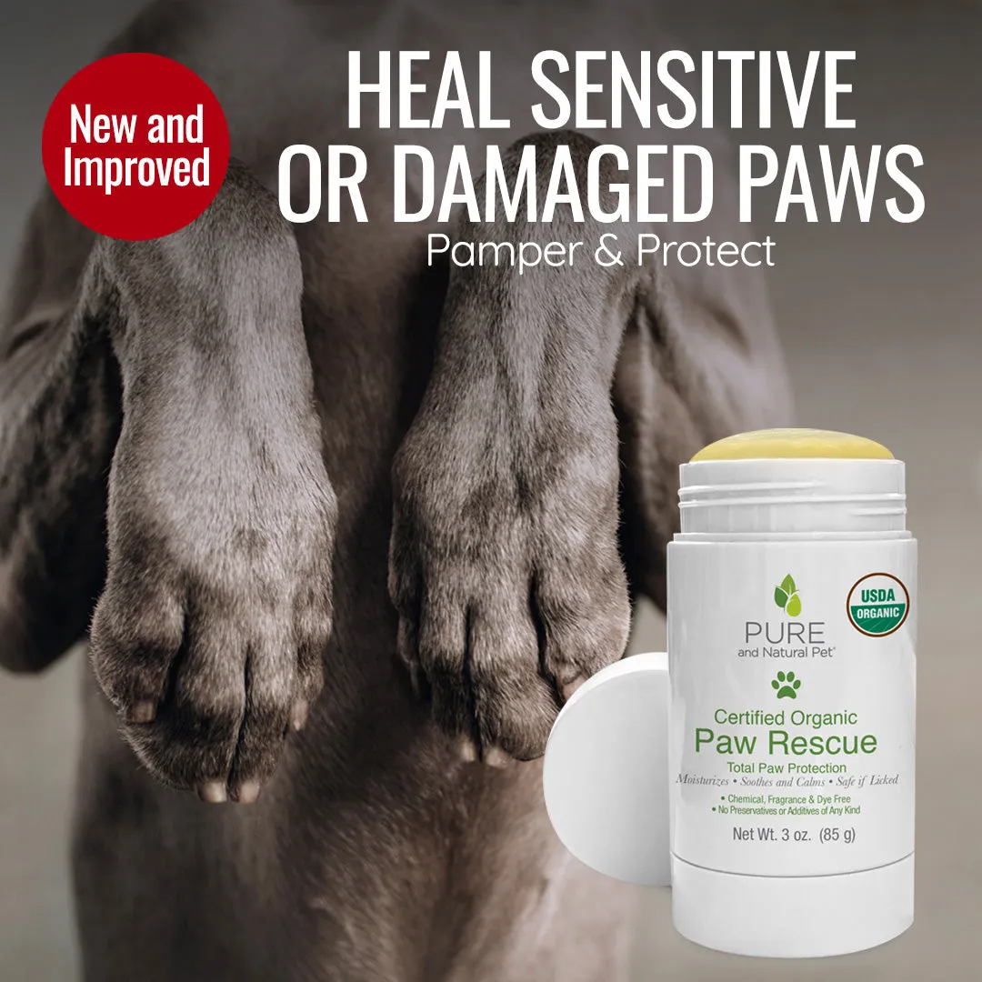 Certified Organic Paw Rescue - Dog Paw Pads Relief