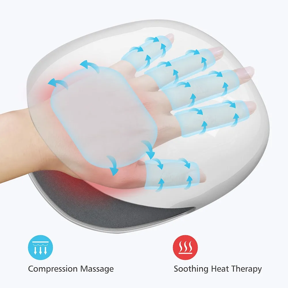 CF-4803 Comfier Wireless Air Compression Hand Massager, White