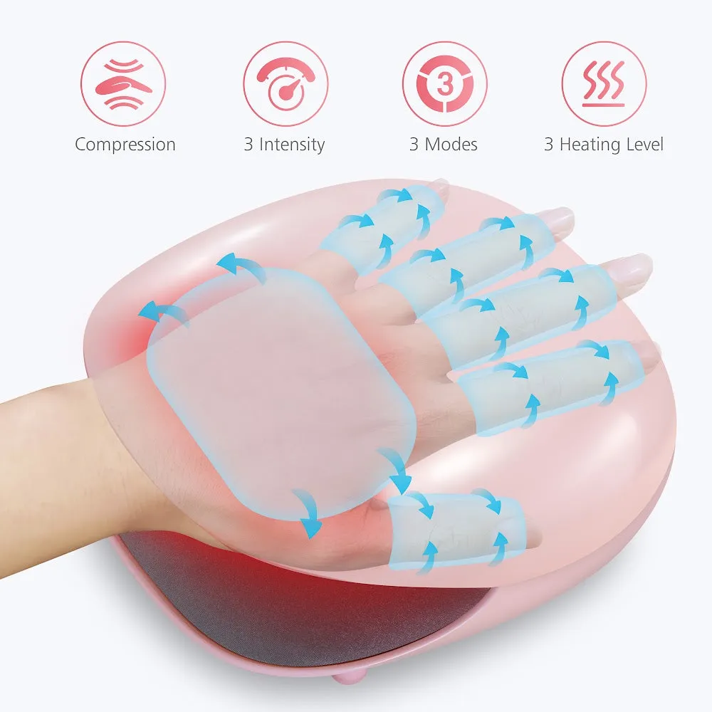 CF-4803P Comfier Wireless Air Compression Hand Massager, Pink