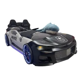 Champion Race Car Bed for Kids w/LEDs & Sound Effects