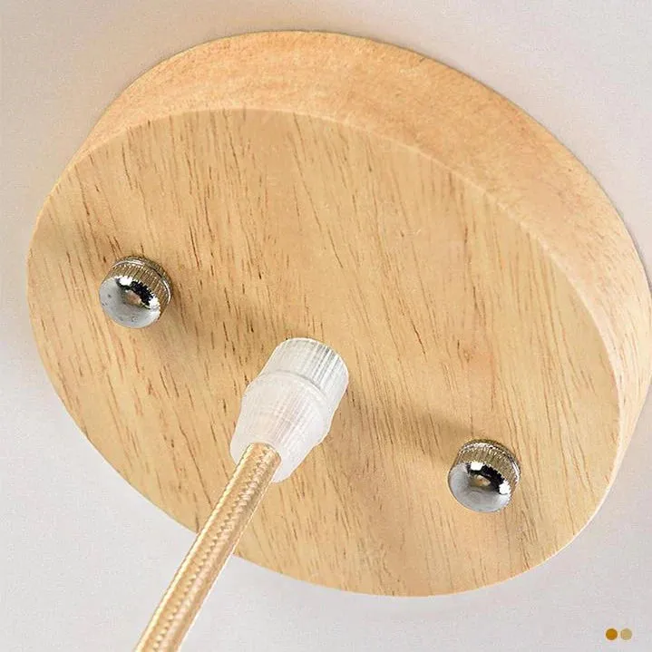 Chandelier Personalized Creative Restaurant Lamp Pinecone Nordic Simple Solid Wood Lamp Tatami Bedroom Study Wooden Lamp
