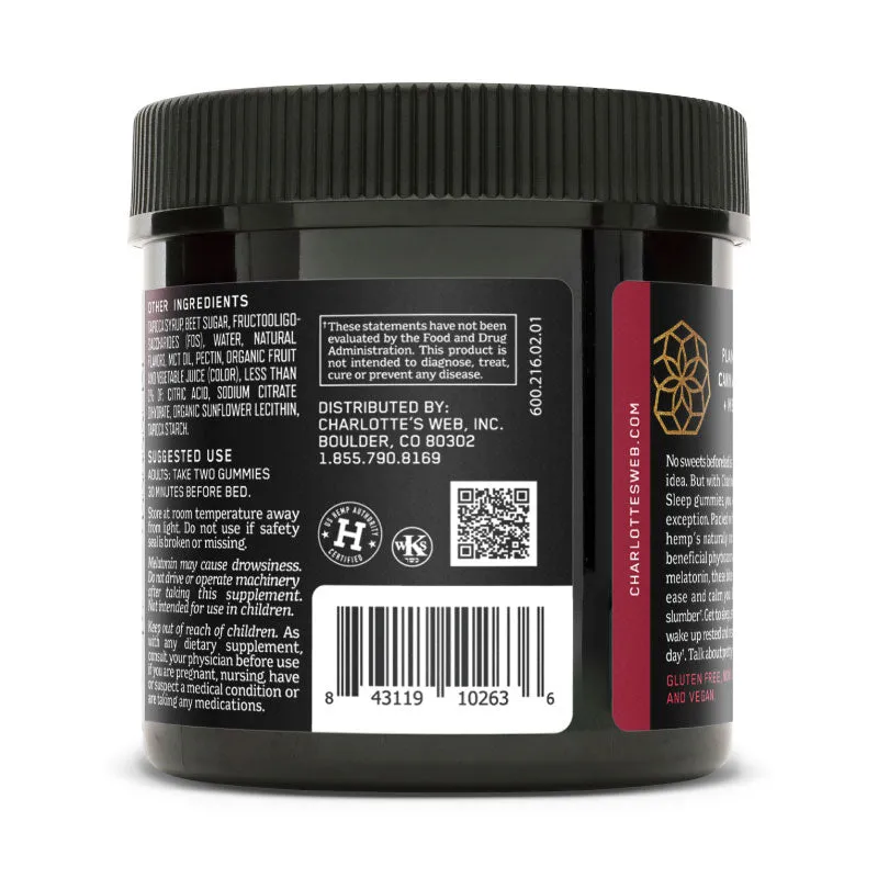 Charlotte's Web CBD Gummies Sleep, 30ct