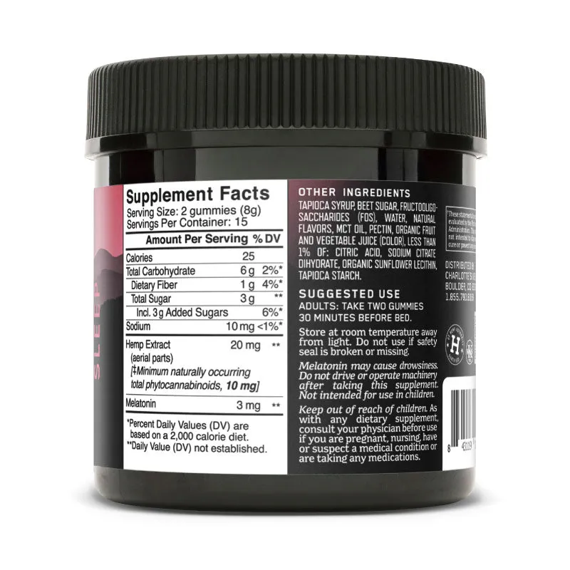Charlotte's Web CBD Gummies Sleep, 30ct