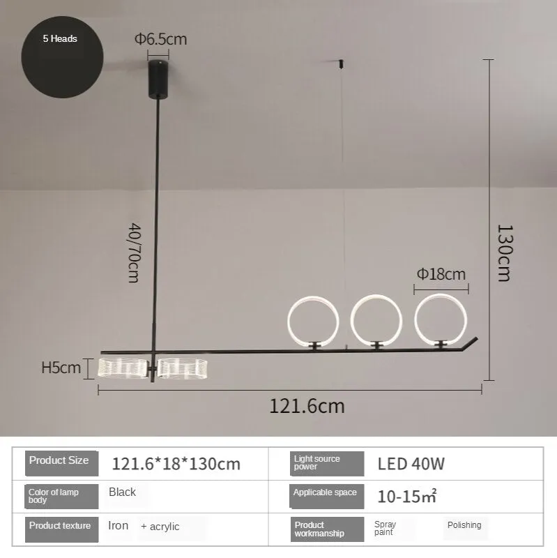 Circular Rings Kitchen Lightings: Stylish Fixtures