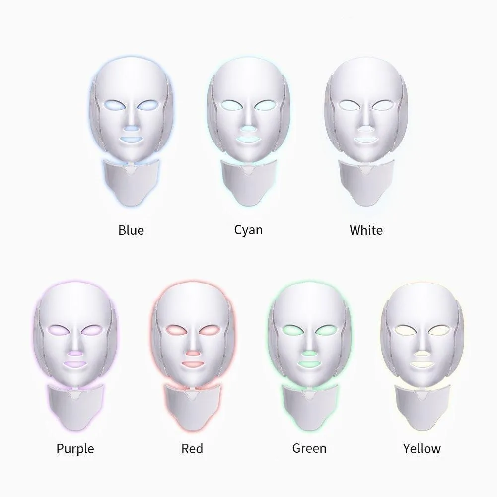 DermaLight - Professional LED Light Therapy Face Skin Beauty Mask