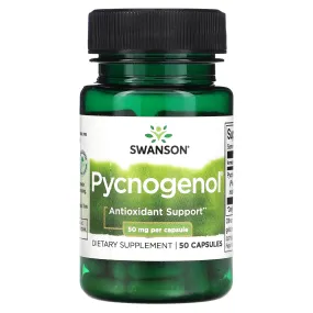 Dietary supplement Swanson Pycnogenol 50 mg, 50 capsules