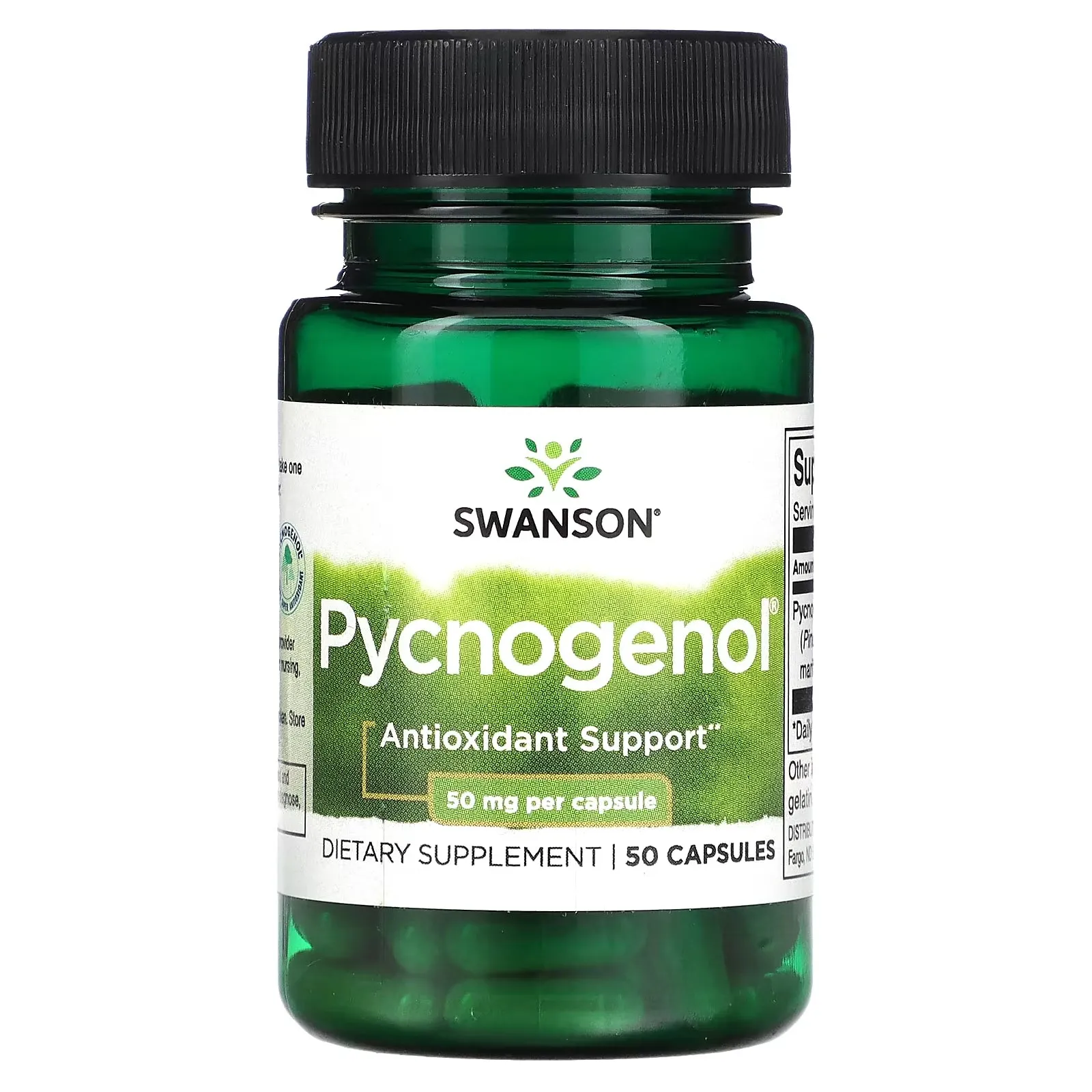 Dietary supplement Swanson Pycnogenol 50 mg, 50 capsules