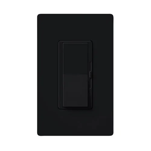 Diva 0-10V LED/Fluorescent Dimmer Switch, 120V-277V, 8 Amp, Single-Pole/3-Way, Black