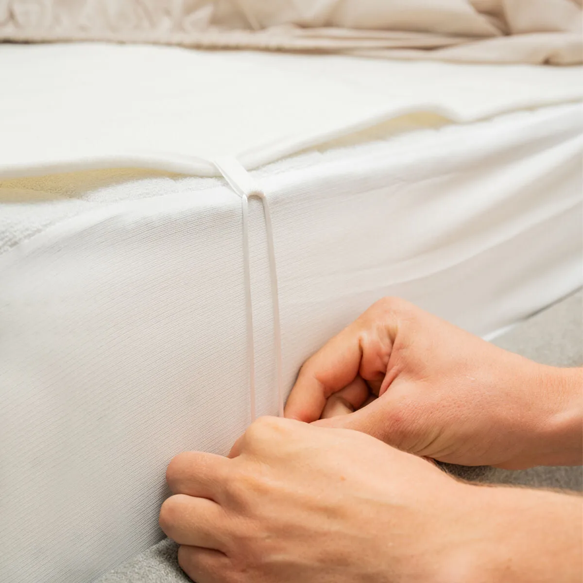 Double Electric Underblanket Blewarm InnovaGoods 60 60 W 140 x 160 cm White