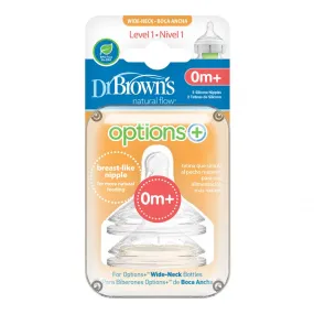 Dr Brown's Options  Level 1 Teats 0m 