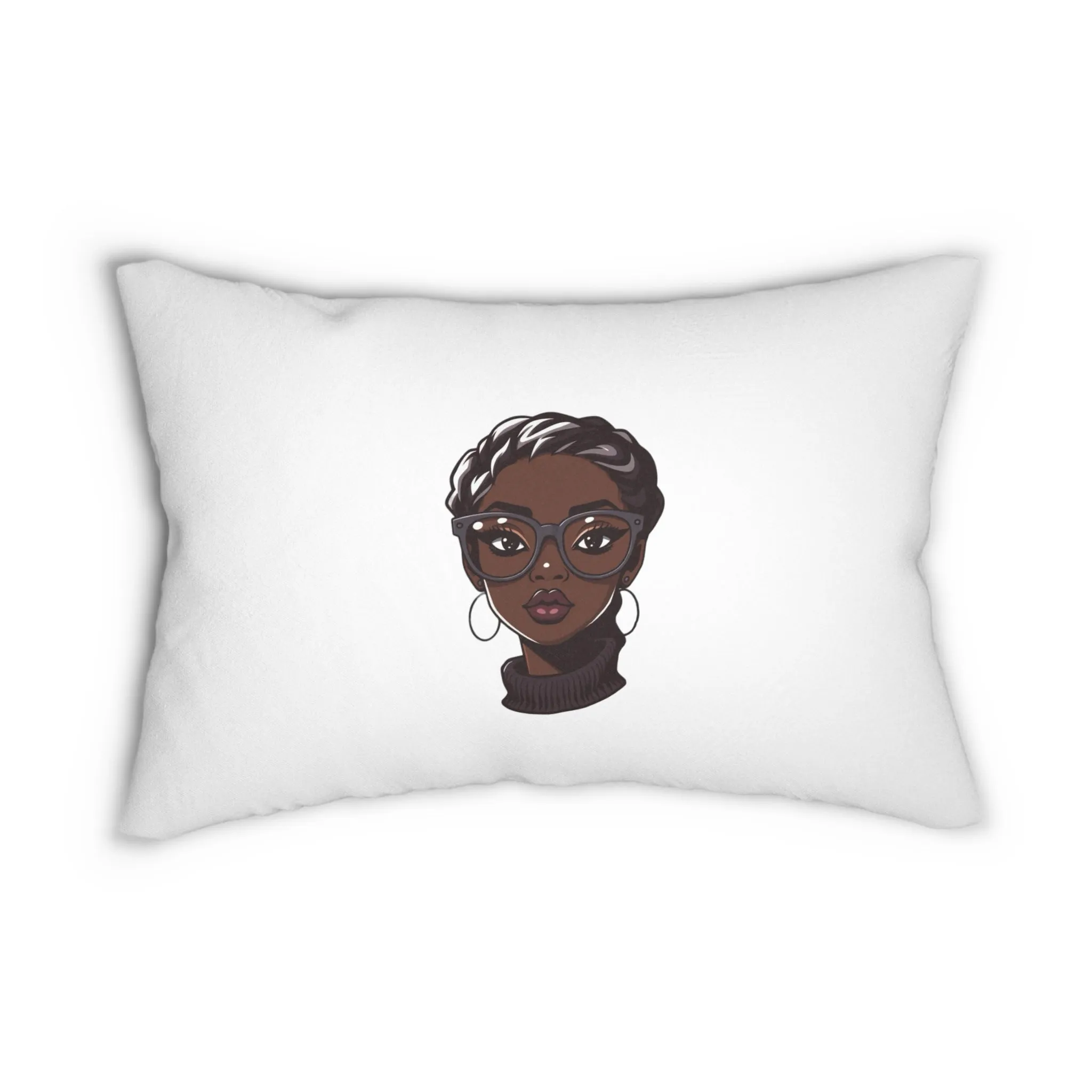 DUO MODERN "Agatha" Spun Polyester Lumbar Pillow