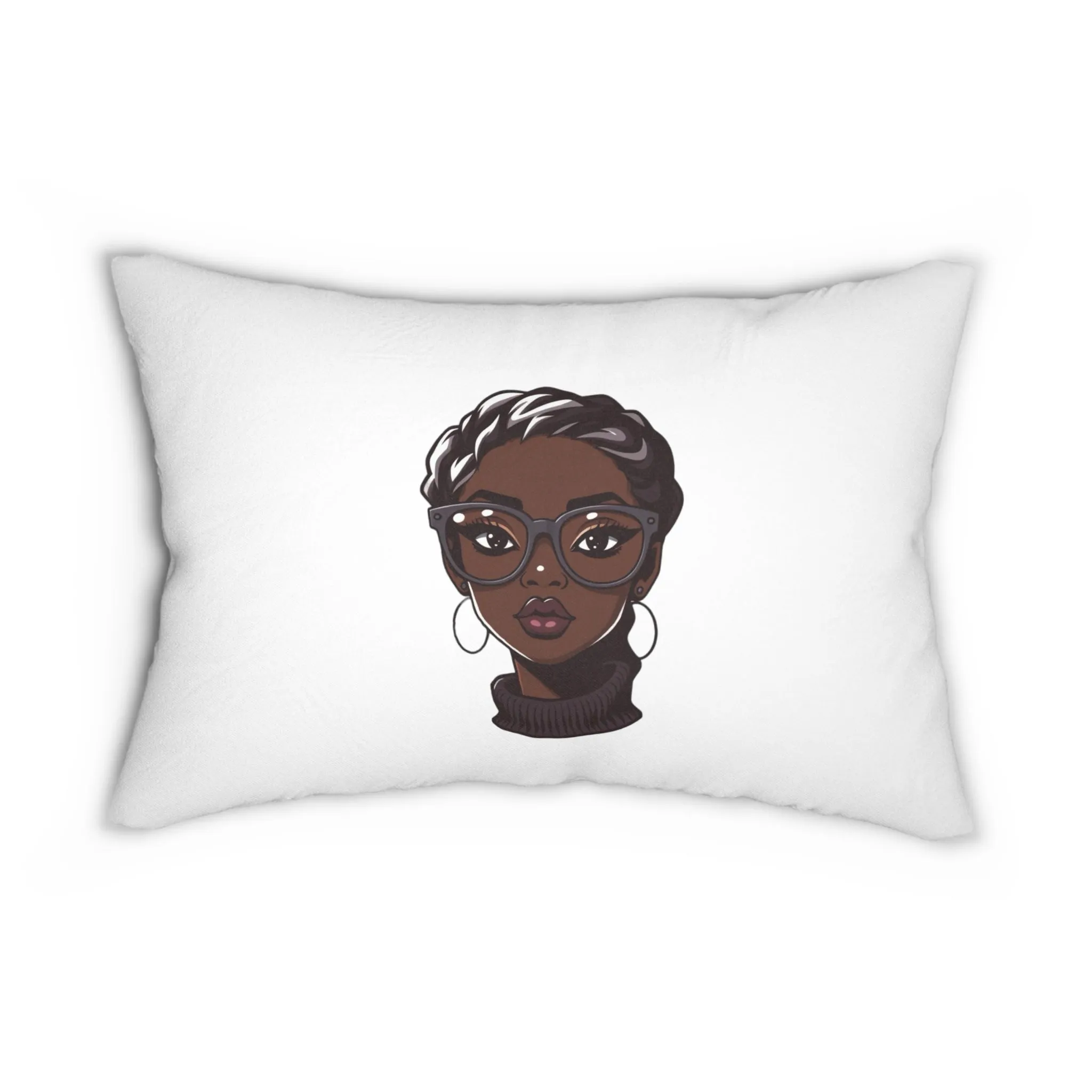 DUO MODERN "Agatha" Spun Polyester Lumbar Pillow