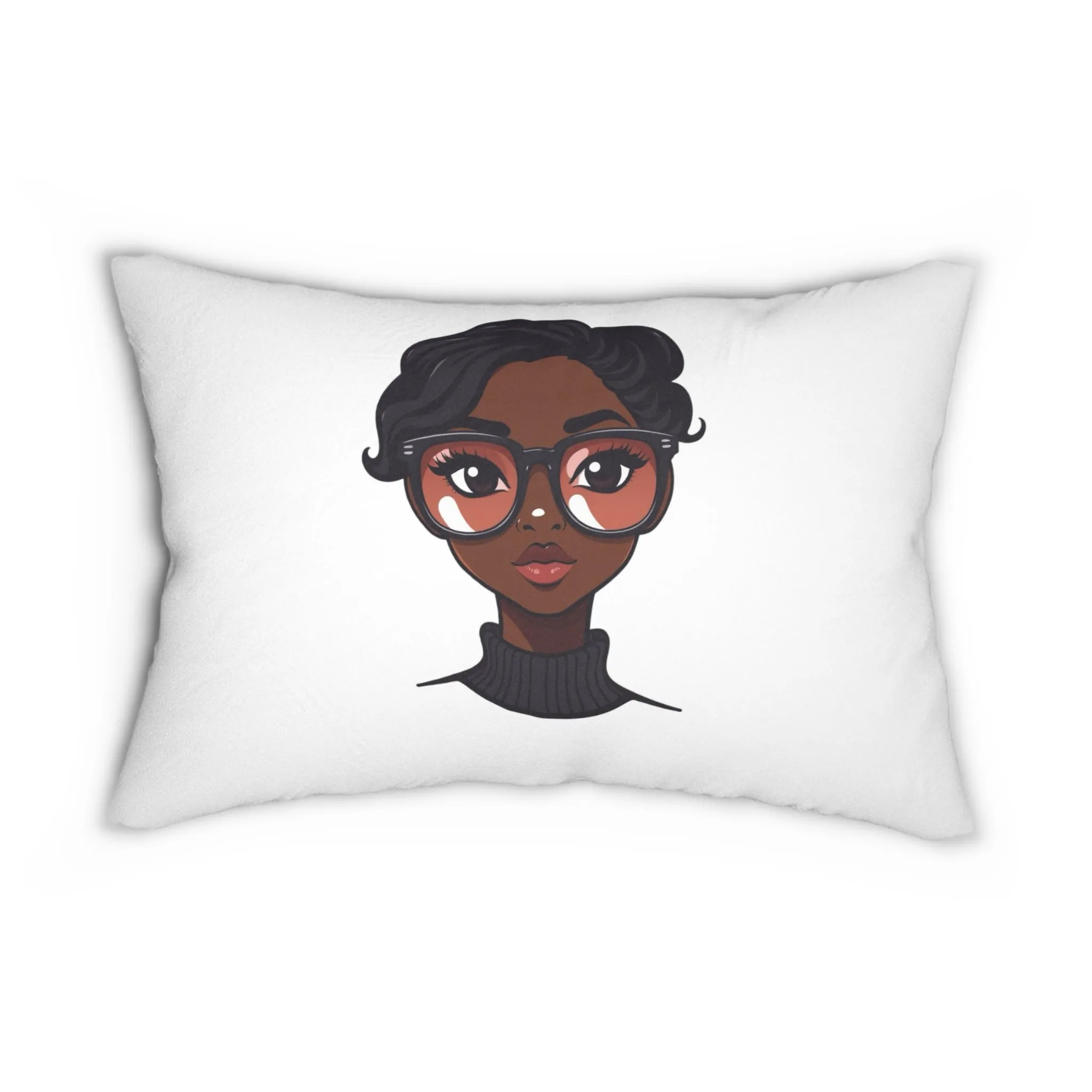 DUO MODERN "Allison" Spun Polyester Lumbar Pillow