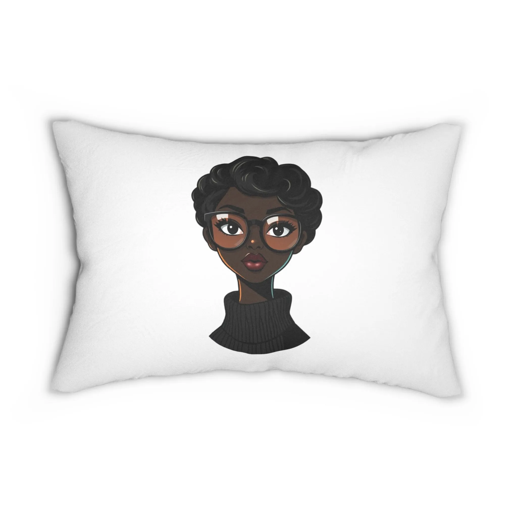 DUO MODERN "Zoe" Spun Polyester Lumbar Pillow